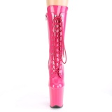 Pink Patent 20 cm FLA-1050 extrem platform high heels ankle boots