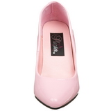 Pink Varnished 10 cm VANITY-420 pointed toe pumps high heels