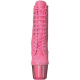 Pink glitter 18 cm ADORE-1020G dam stvletter med platsula