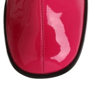 Pink lackst�vlar 7,5 cm GOGO-300 h�gklackat damst�vlar f�r m�n
