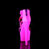Pink neon 18 cm Pleaser ADORE-769UV pole dance skor