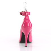 Pink pumps 13 cm SEDUCE-431 ankle strap high heels pumps