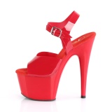 Red 18 cm ADORE-708N Platform High Heels Shoes