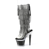Rhinestones ankle boots platform 18 cm SPECTATOR2017RSF pleaser high heels ankle boots