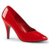 Röd Lack 10 cm DREAM-420 kvinnor klackskor pumps klassiska