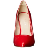 R�d Lack 13 cm AMUSE-20 Pumps H�gklackade Herrskor