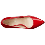 R�d Lack 13 cm AMUSE-20 Pumps H�gklackade Herrskor