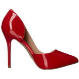 R�d Lack 13 cm AMUSE-22 Pumps H�gklackade Herrskor