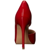 R�d Lack 13 cm AMUSE-22 Pumps H�gklackade Herrskor