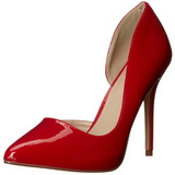 R�d Lack 13 cm AMUSE-22 Pumps H�gklackade Herrskor