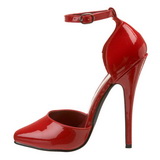 R�d Lack 15 cm DOMINA-402 kvinnor pumps med l�g klack