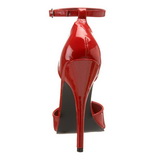 R�d Lack 15 cm DOMINA-402 kvinnor pumps med l�g klack