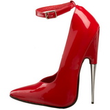 R�d Lack 15 cm SCREAM-12 Dam Pumps Stilettklackar Skor