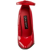 R�d Lack 15 cm SCREAM-12 Dam Pumps Stilettklackar Skor