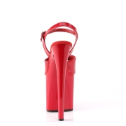 R�da high heels 20 cm NAUGHTY-809 plat� high heels