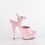 Rosa 15 cm DELIGHT-609 pleaser high heels skor