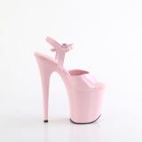 Rosa 20 cm FLAMINGO-809 pleaser high heels skor