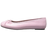 Rosa Lacklder ANNA-01 stora storlekar ballerina skor