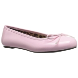 Rosa Lacklder ANNA-01 stora storlekar ballerina skor