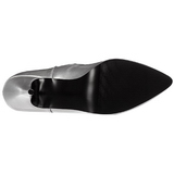 Silver Konstl�der 13 cm SEDUCE-3000 L�rh�ga St�vlar f�r M�n