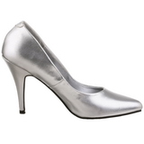 Silver Konstldere 10 cm VANITY-420 pointed toe pumps high heels