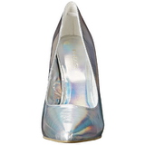 Silver Konstldere 13 cm AMUSE-20 pointed toe stiletto pumps