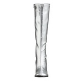 Silver Konstl�dere 7,5 cm GOGO-300 High Heeled Womens Boots for Men