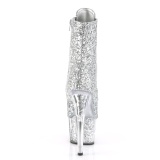 Silver glitter 18 cm ADORE-1021G dam stvletter med platsula