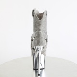 Silver strass stenar western boots 18 cm ADORE-1029CHRS cowboy boots
