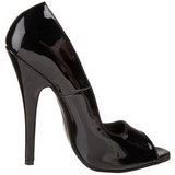 Svart 15 cm DOMINA-212 damskor med h�g klack