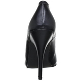 Svart Konstl�der 13 cm SEDUCE-420 Pumps H�gklackade Herrskor