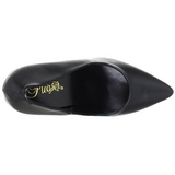 Svart Konstl�der 13 cm SEDUCE-420 Pumps H�gklackade Herrskor