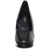 Svart Lack 11,5 cm FLAIR-480 dam pumps f�r m�n