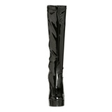 Svart Lack 13 cm ELECTRA-2000Z H�ga Damst�vlar f�r M�n