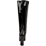 Svart Lack 13 cm ELECTRA-2020 H�ga Damst�vlar f�r M�n