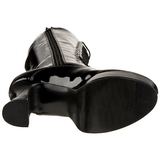 Svart Lack 13 cm ELECTRA-2020 H�ga Damst�vlar f�r M�n