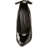 Svart Lack 15 cm SCREAM-12 Dam Pumps Stilettklackar Skor