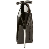 Svart Lack 15 cm SCREAM-12 Dam Pumps Stilettklackar Skor