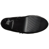 Svart Lackl�der 11,5 cm PINUP-01 stora storlekar pumps skor