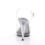 Transparent 11,5 cm FLAIR-408MG H�ga Klackar Skor f�r M�n