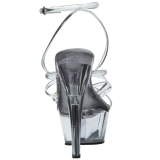 Transparent 15 cm KISS-206 Plat�skor med klack