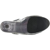 Transparent 18 cm ADORE-708MG glitter platå klackar skor