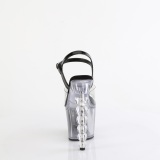 Transparent 18 cm BLISS-7082 plat� p�rla klackar skor