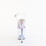 Transparent 20 cm FLAMINGO-808HT Hologram plat� klackar skor