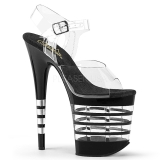 Transparent 20 cm FLAMINGO-808LN high heels shoes