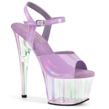 Transparent platform 18 cm ADORE-709HT Lavender sandals heels shoes