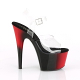 Tv�f�rgad 18 cm ADORE-708BR h�gklackade plat�skor