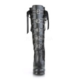 Vegan 10 cm CRYPTO-106 lolita knee boots goth platform boots