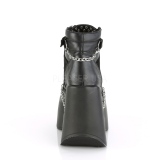 Vegan 12,5 cm DYNAMITE-101 demonia ankle boots wedges platform