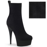 Vegan 15 cm DELIGHT-1000 plat� stretch ankel booties
